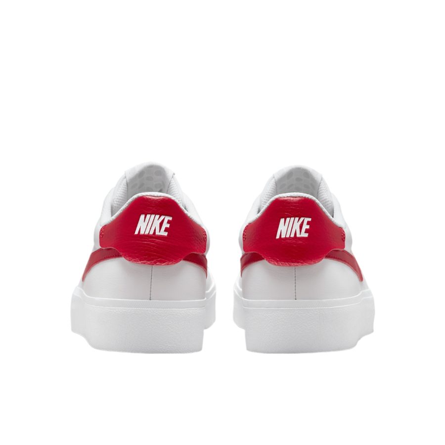 giày nike court shot white photon dust wolf grey university red fq8146-102