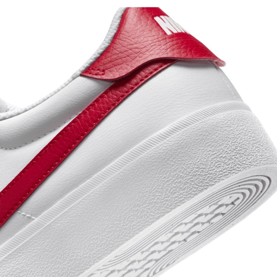 giày nike court shot white photon dust wolf grey university red fq8146-102