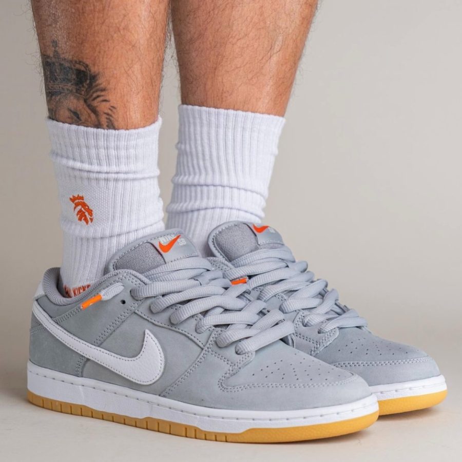 giày nike dunk low pro iso sb 'wolf grey gum' dv5464-001