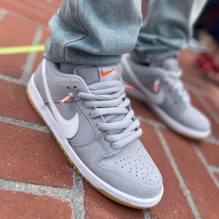 giày nike dunk low pro iso sb 'wolf grey gum' dv5464-001