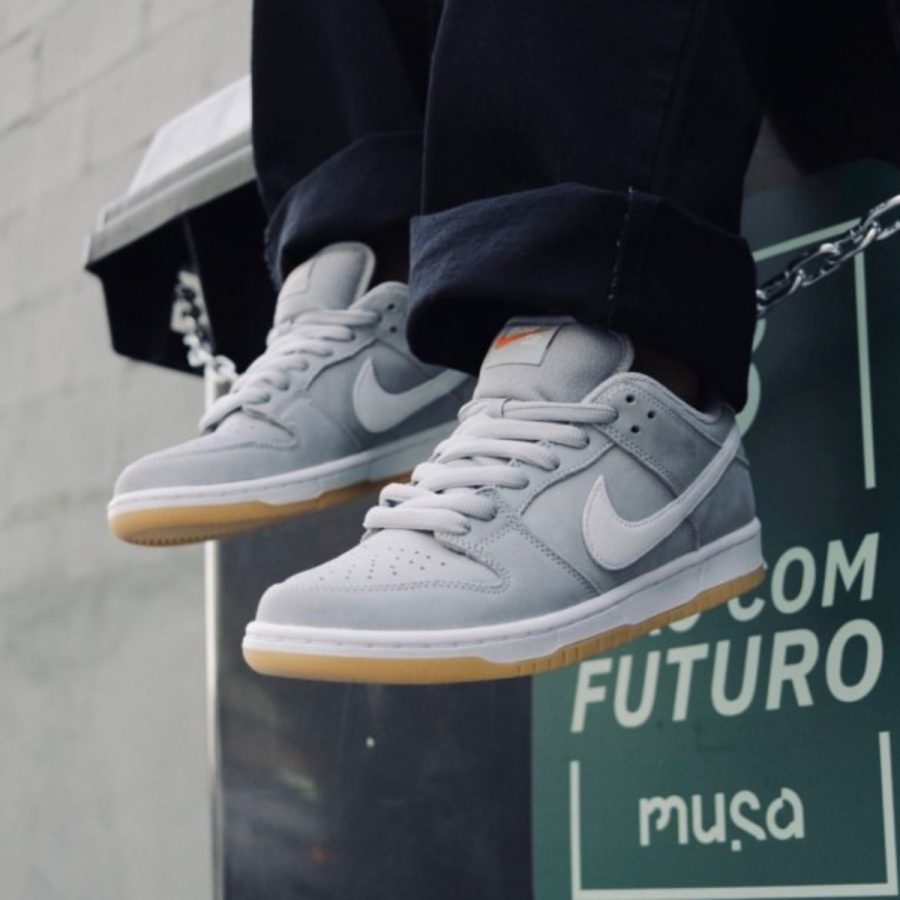 giày nike dunk low pro iso sb 'wolf grey gum' dv5464-001