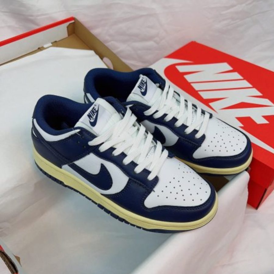 giày nike dunk low 'vintage navy' dd1503-115