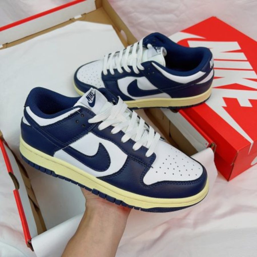 giày nike dunk low 'vintage navy' dd1503-115