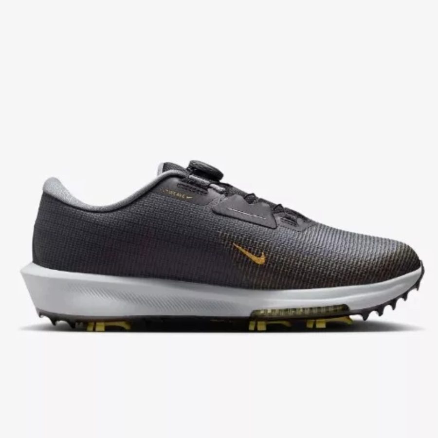 giày nike infinity tour boa 2 golf wide 'black gold' fn6730-003