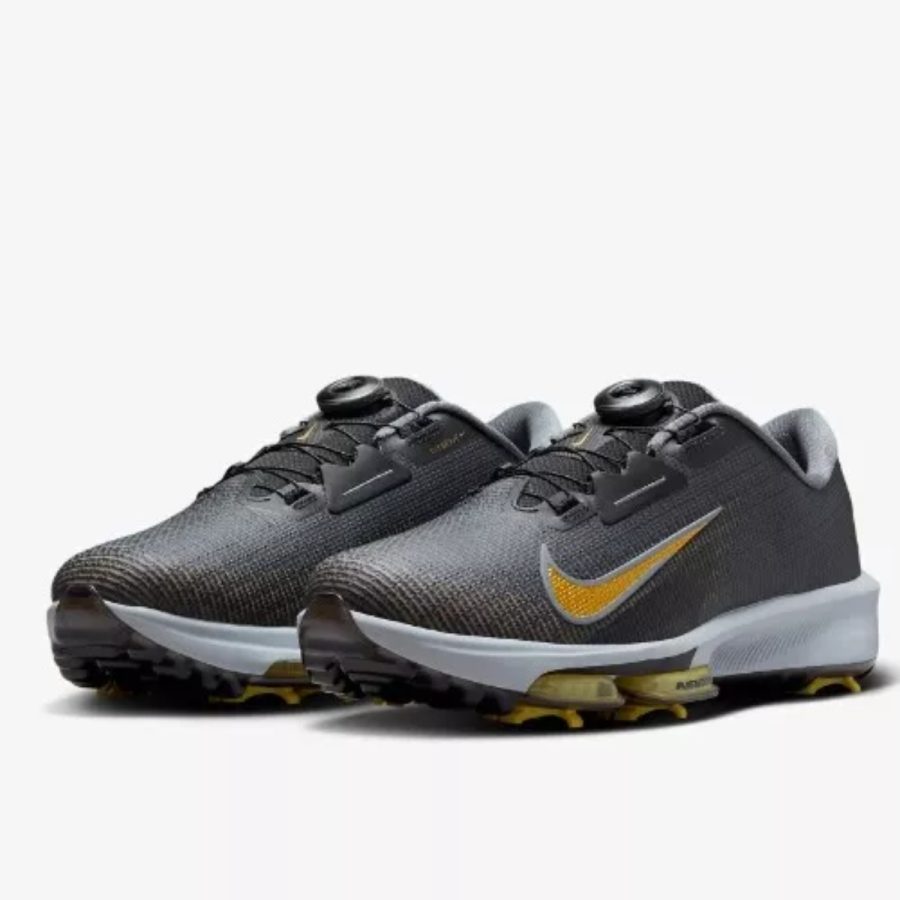 giày nike infinity tour boa 2 golf wide 'black gold' fn6730-003