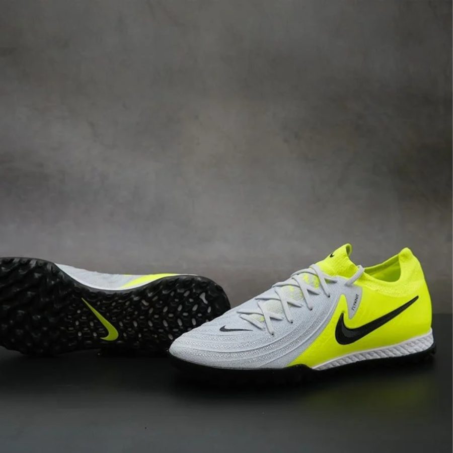 giày nike phantom gx ii pro tf 'silver volt black' fj2583-003