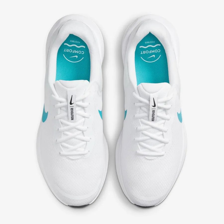 giày nike revolution 7 white pure platinum dusty cactus fb2207-103