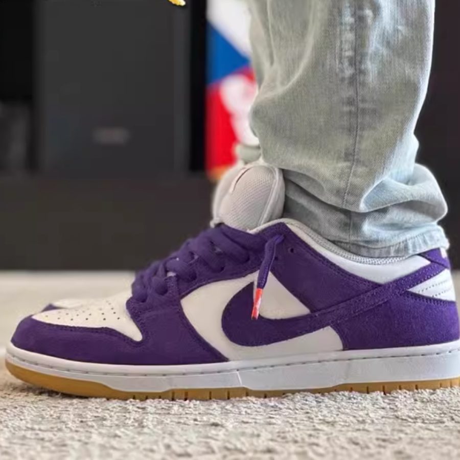 giày nike sb dunk low pro iso 'orange label court purple' dv5464-500