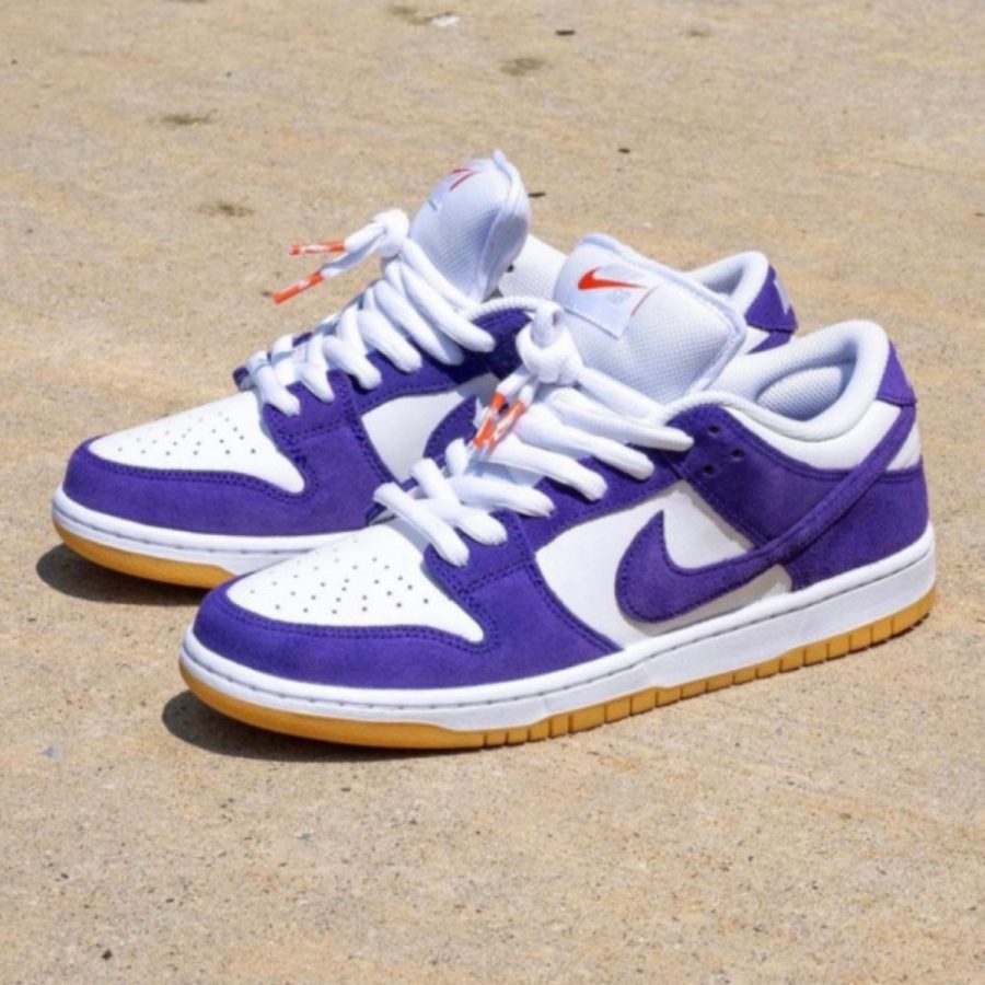 giày nike sb dunk low pro iso 'orange label court purple' dv5464-500