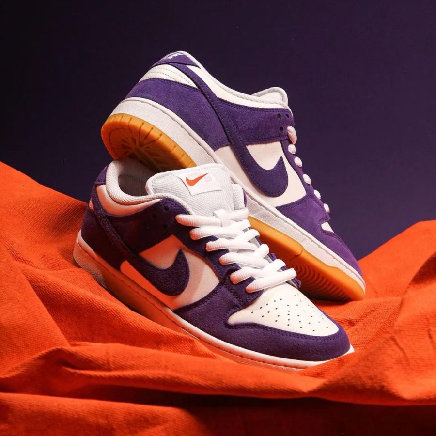 giày nike sb dunk low pro iso 'orange label court purple' dv5464-500