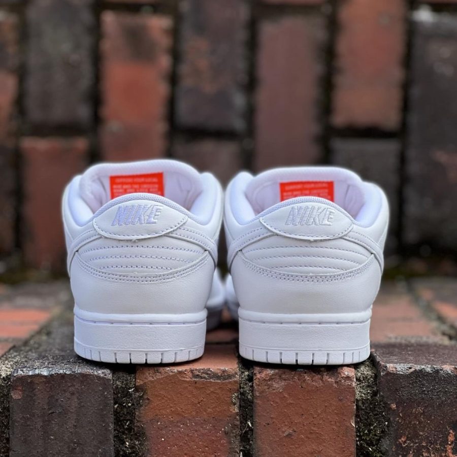 giày nike sb dunk low pro 'triple white' fj1674-100