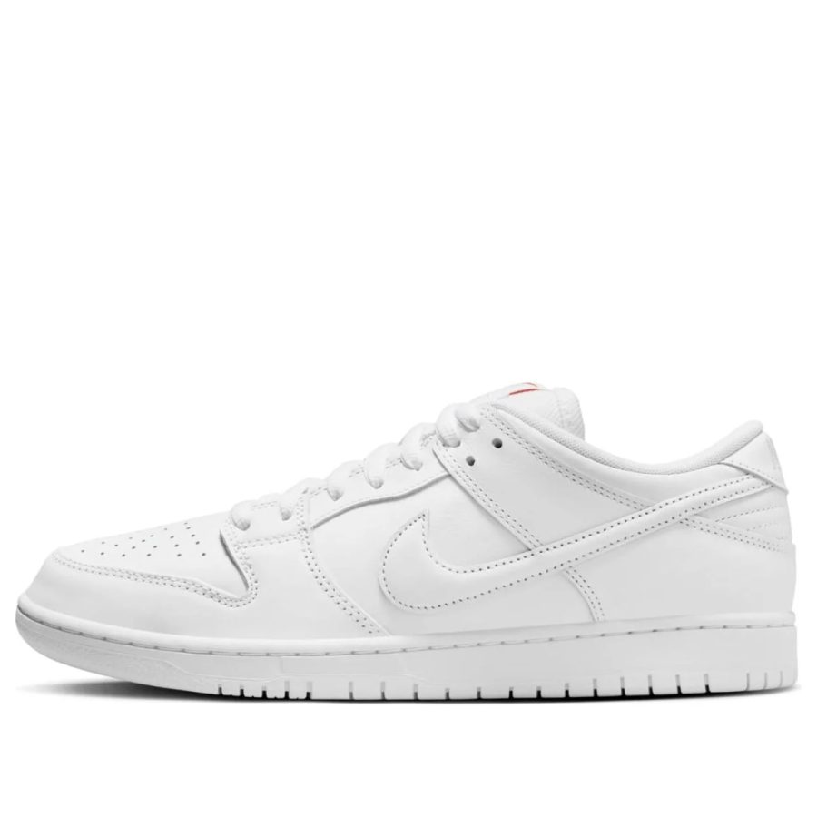 giày nike sb dunk low pro 'triple white' fj1674-100