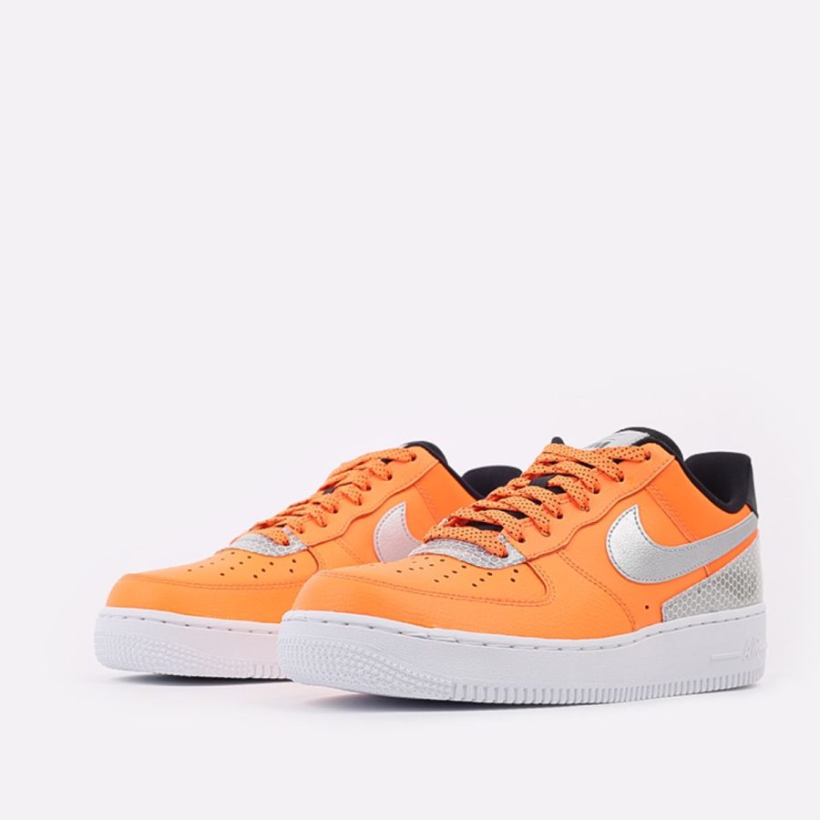 giày nike x 3m air force 1 '07 se 'total orange' ct2299-800