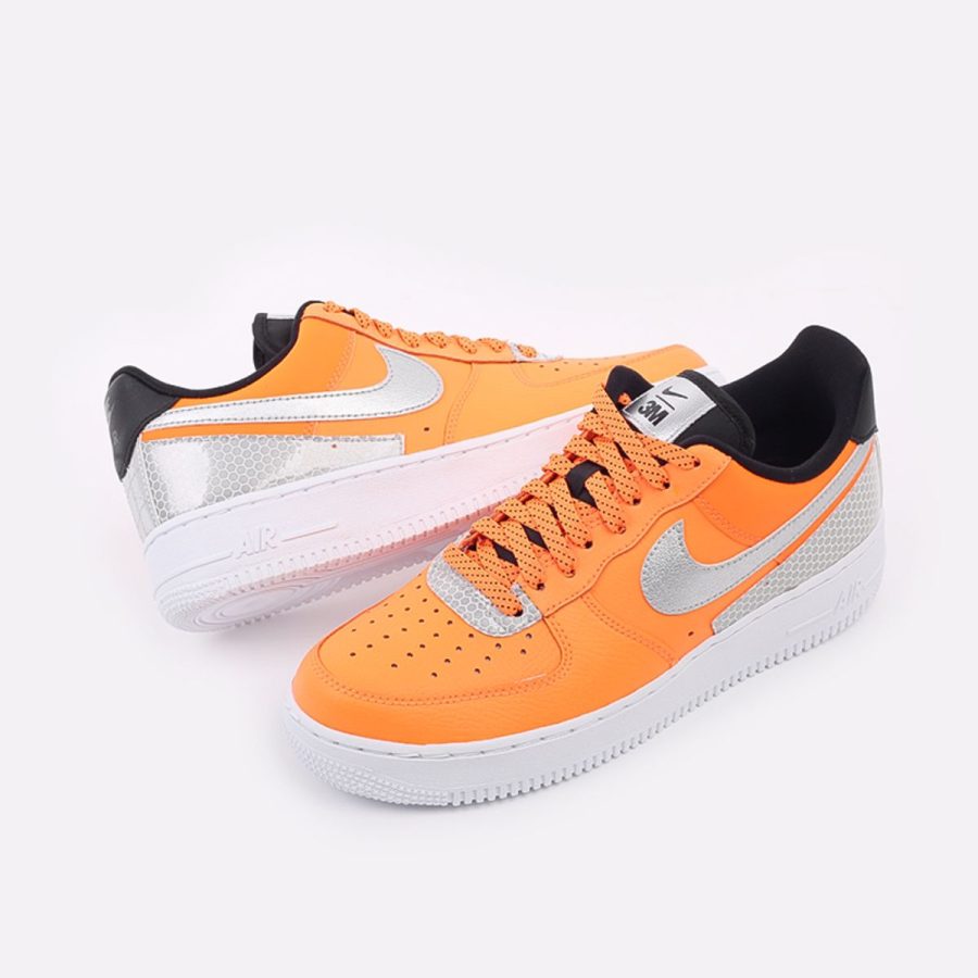 giày nike x 3m air force 1 '07 se 'total orange' ct2299-800