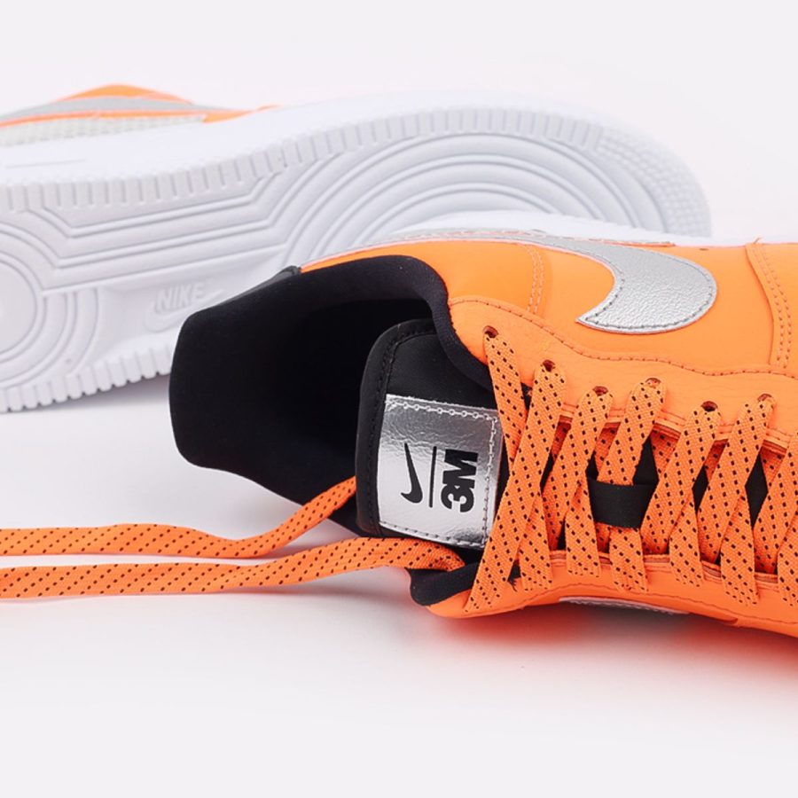 giày nike x 3m air force 1 '07 se 'total orange' ct2299-800