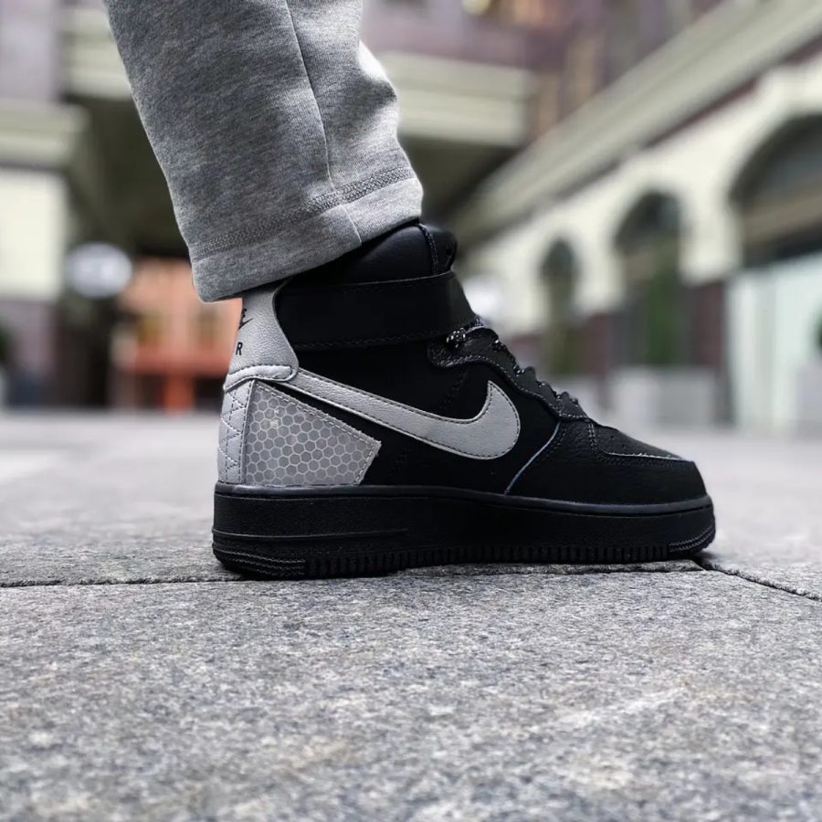 giày nike x 3m air force 1 high 'black' cu4159-001