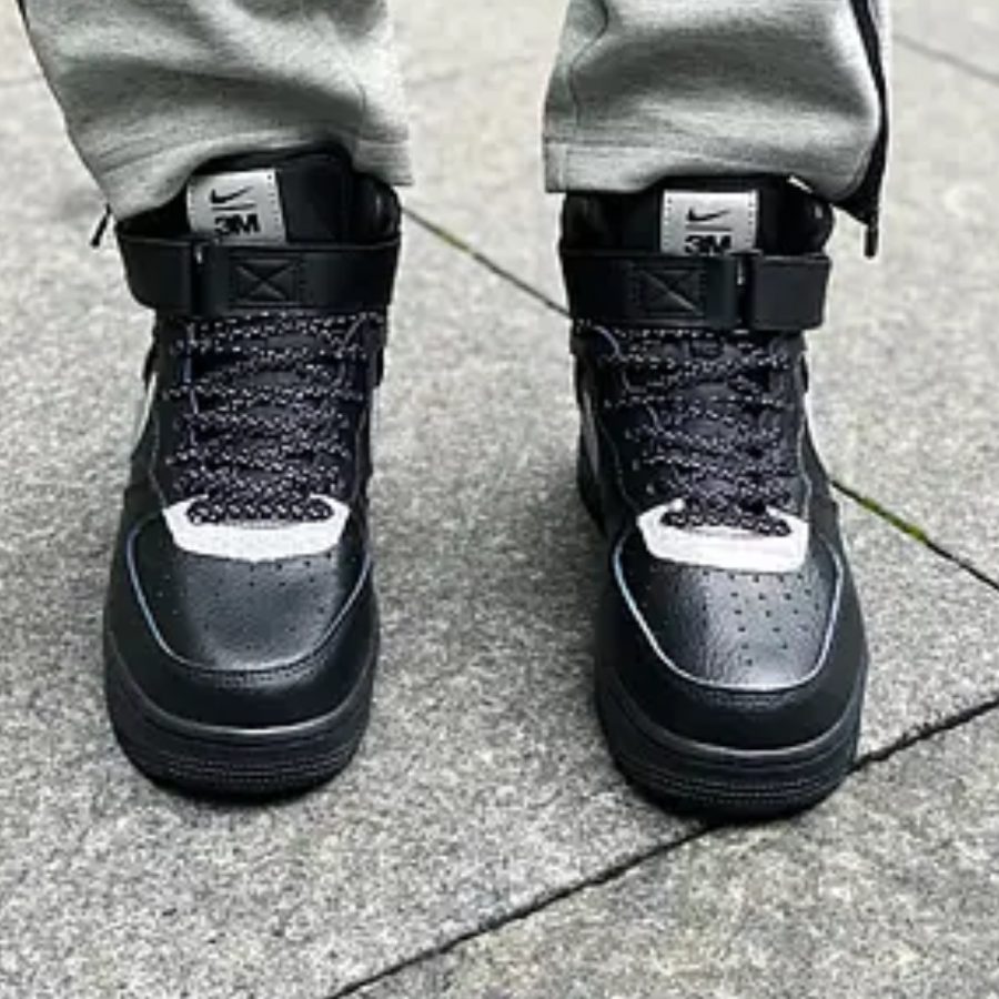 giày nike x 3m air force 1 high 'black' cu4159-001