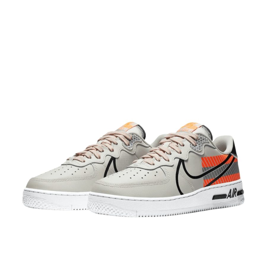 giày nike x 3m air force 1 low reflective 'grey orange' ct3316-002