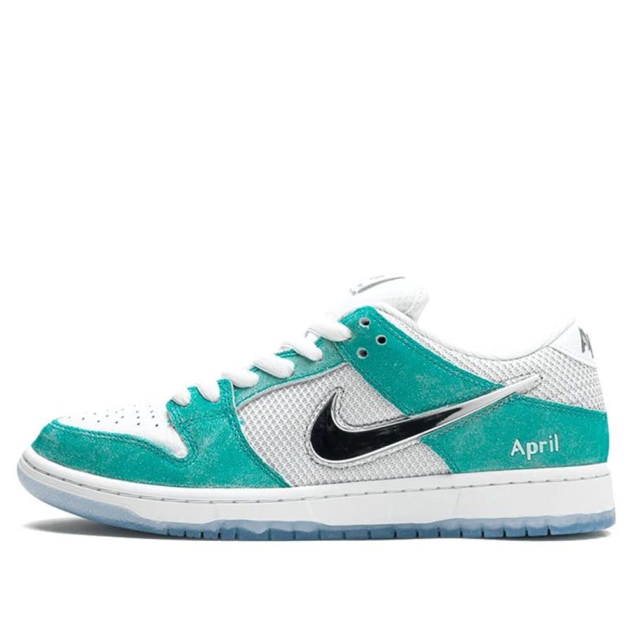 giày nike x april skateboards sb dunk low 'turbo green' fd2562-400