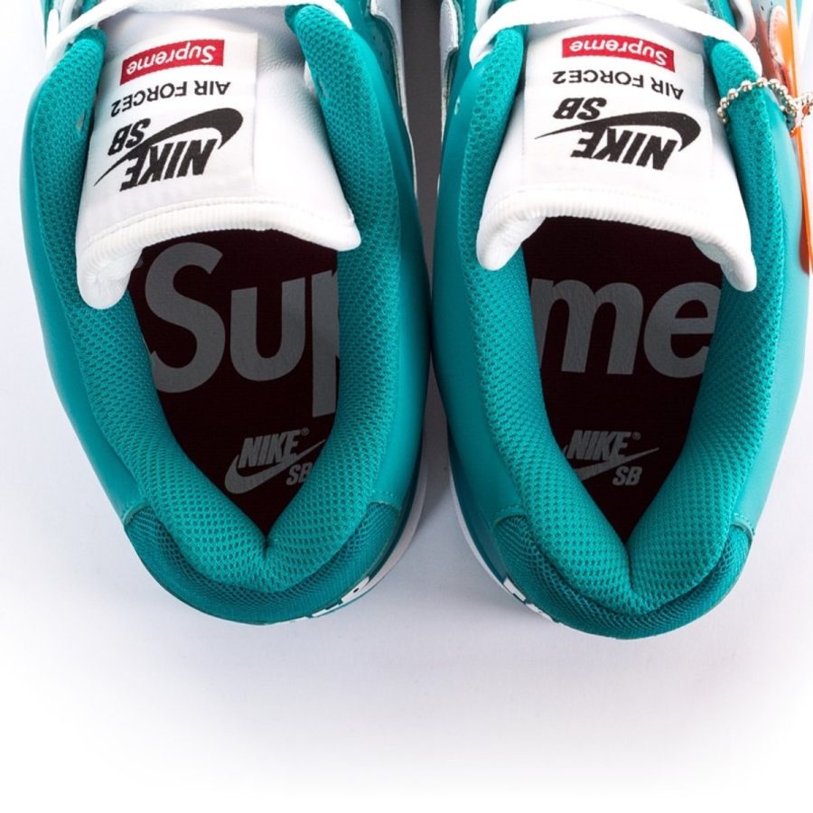 giày nike x supreme air force 2 low 'teal' aa0871-313