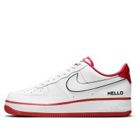 giày nike x urbanstar air force 1 '07 lx 'hello pack - white university red' cz0327-100