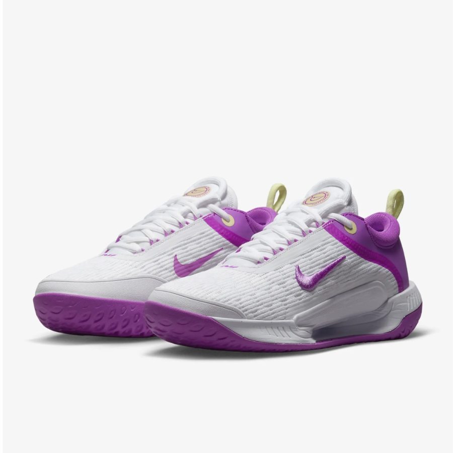 giày nikecourt air zoom nxt hc 'white fuchsia dream' dv3282-100