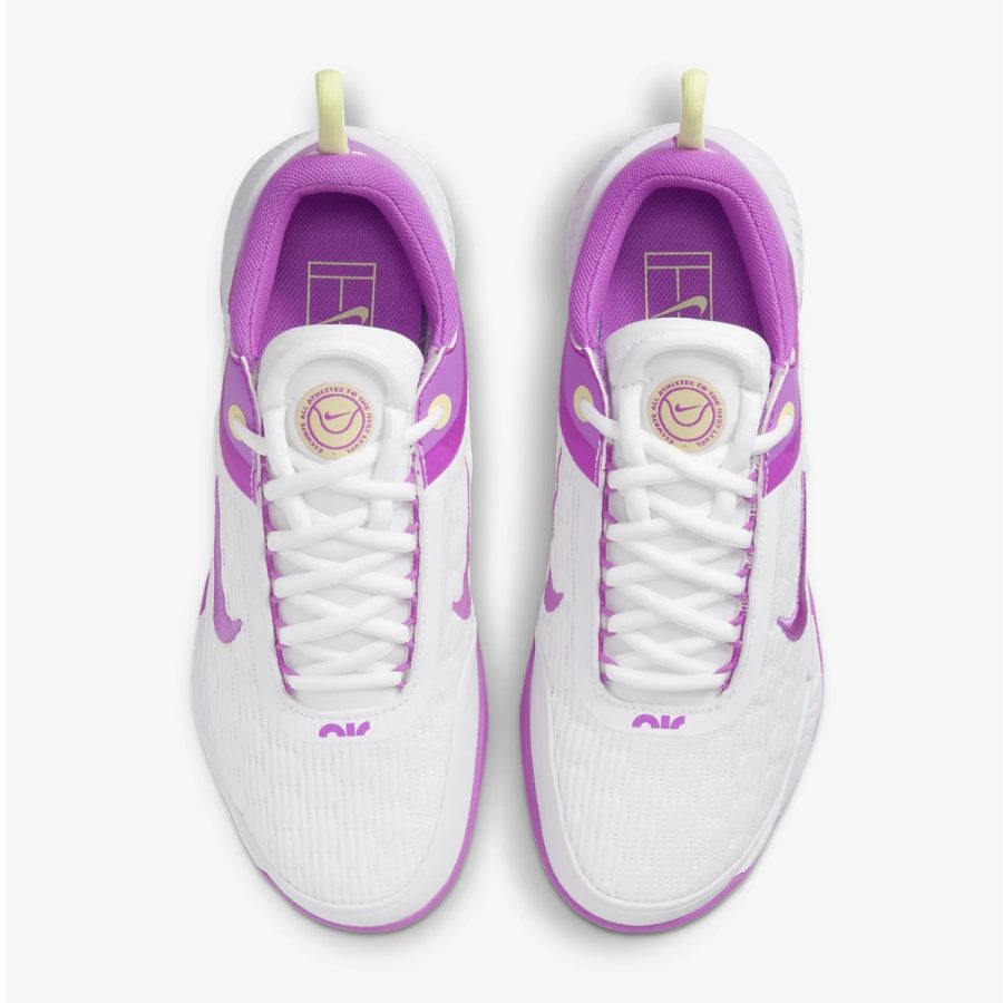 giày nikecourt air zoom nxt hc 'white fuchsia dream' dv3282-100