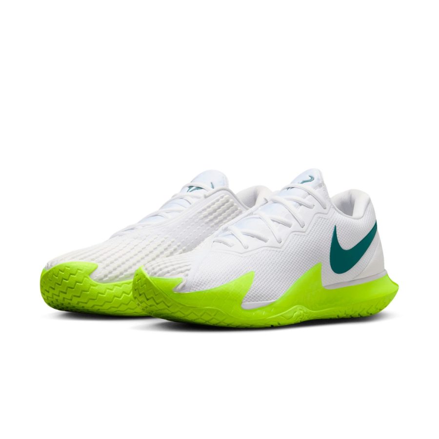 giày nikecourt zoom vapor cage 4 rafa 'white volt geode teal' dd1579-107