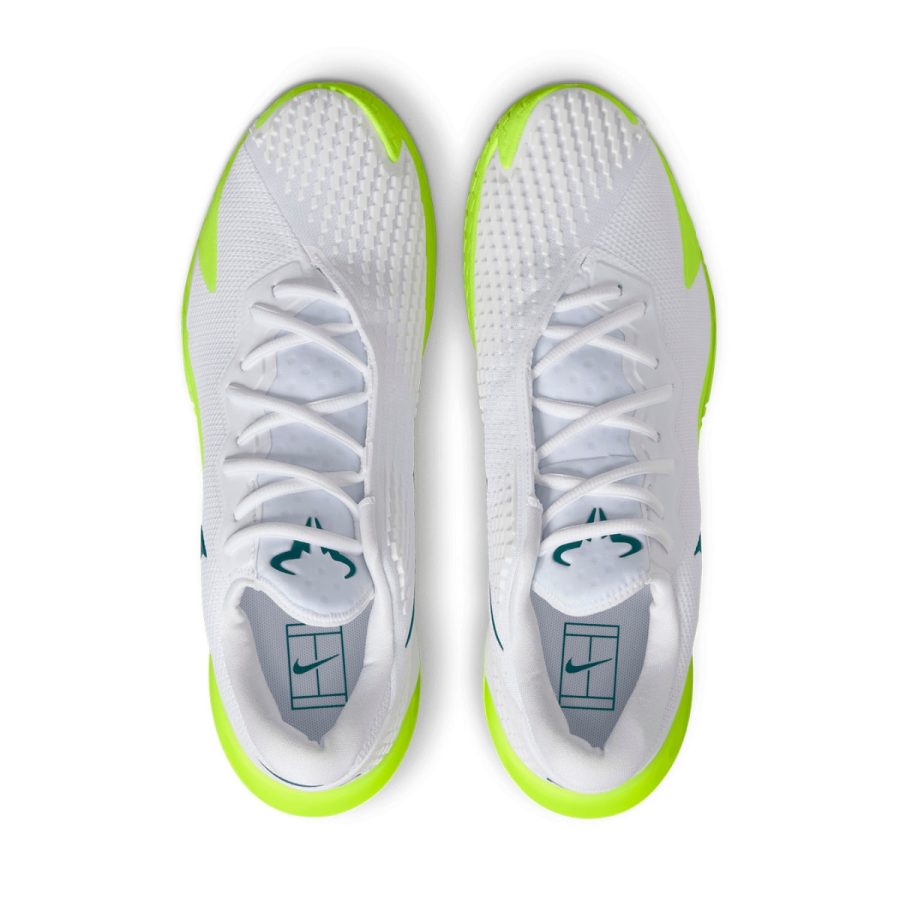 giày nikecourt zoom vapor cage 4 rafa 'white volt geode teal' dd1579-107