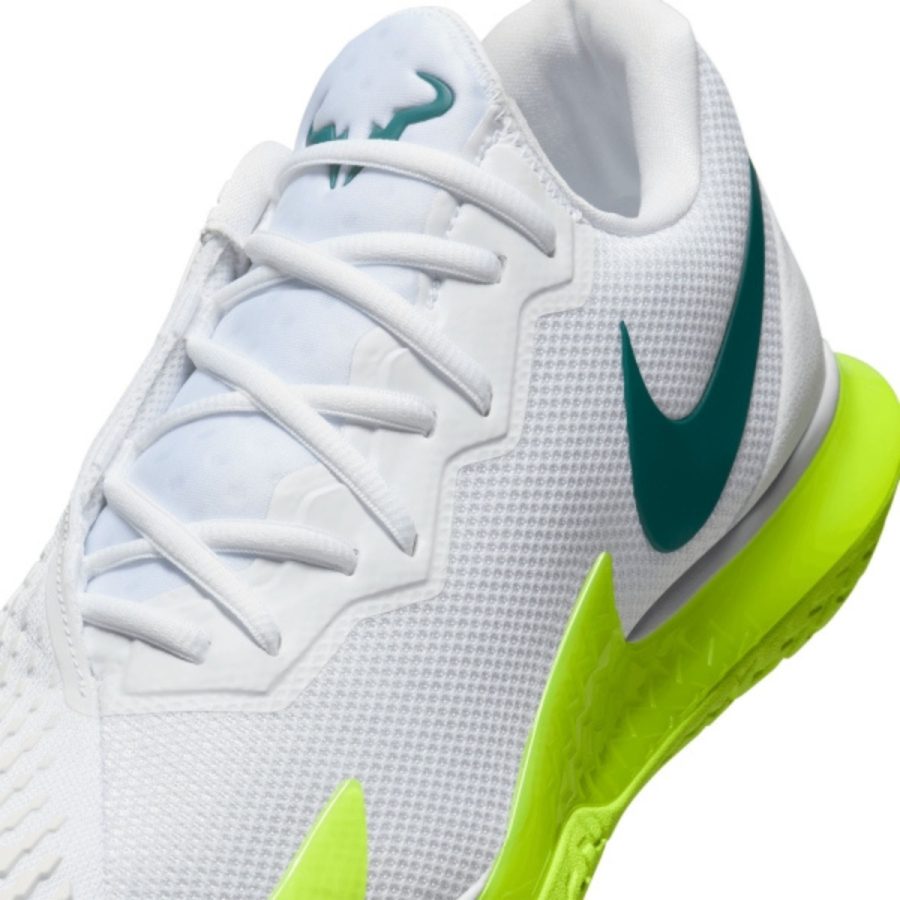 giày nikecourt zoom vapor cage 4 rafa 'white volt geode teal' dd1579-107