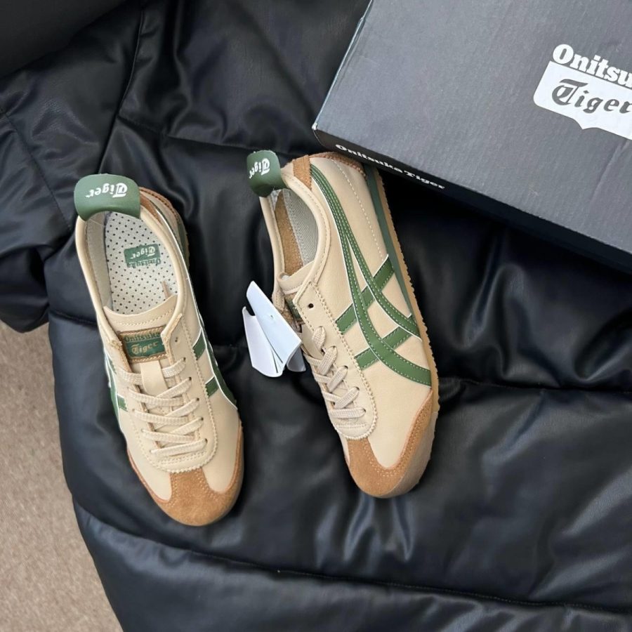 giày onitsuka tiger mexico 66 'beige grass green' 1183c102-250