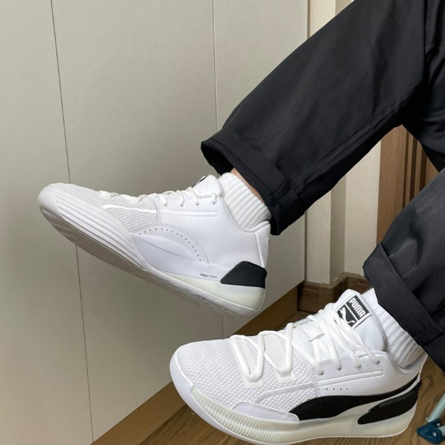 giày puma clyde hardwood team 'white black' 194454-01