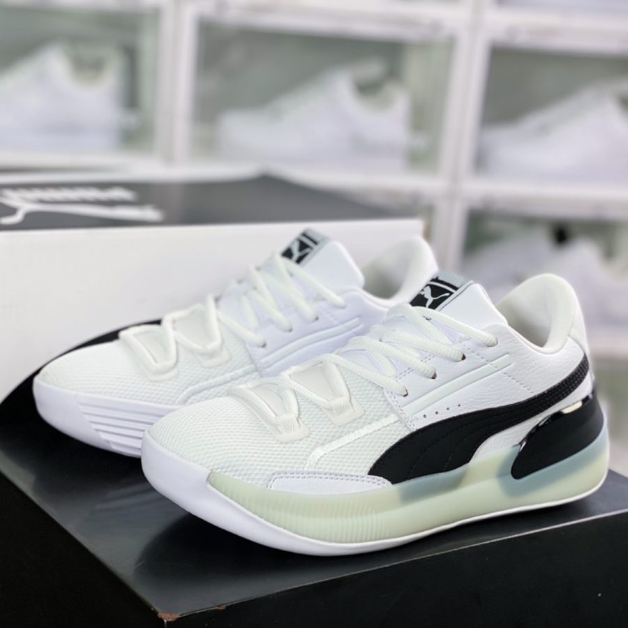 giày puma clyde hardwood team 'white black' 194454-01