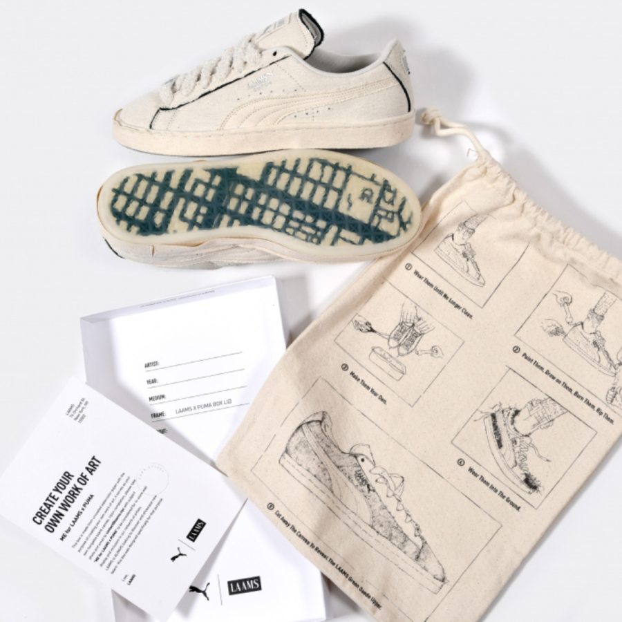 giày puma x laams suede 'blank canvas' 399249-01