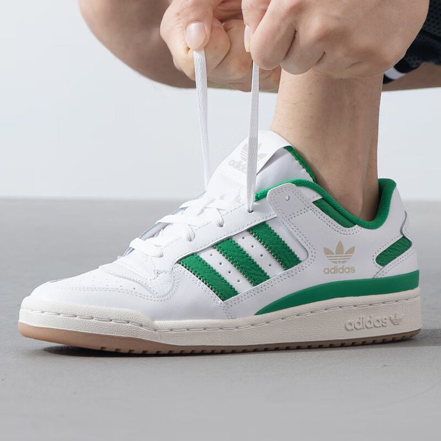 giày adidas forum low cl 'white green' ih7820