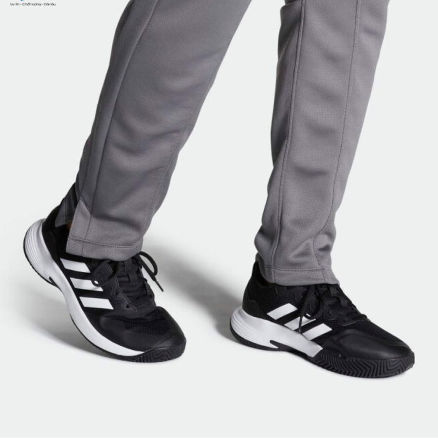 giày adidas gamecourt 2.0 'black white' gw2990