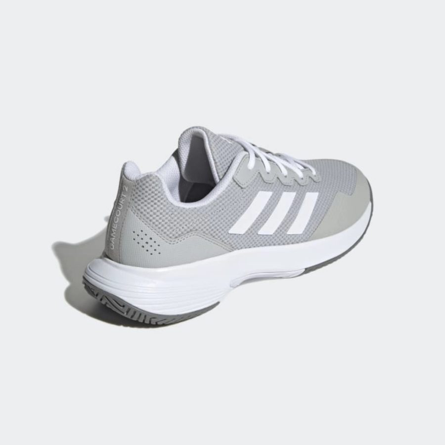 giày adidas gamecourt 2.0 'grey white' gw2992