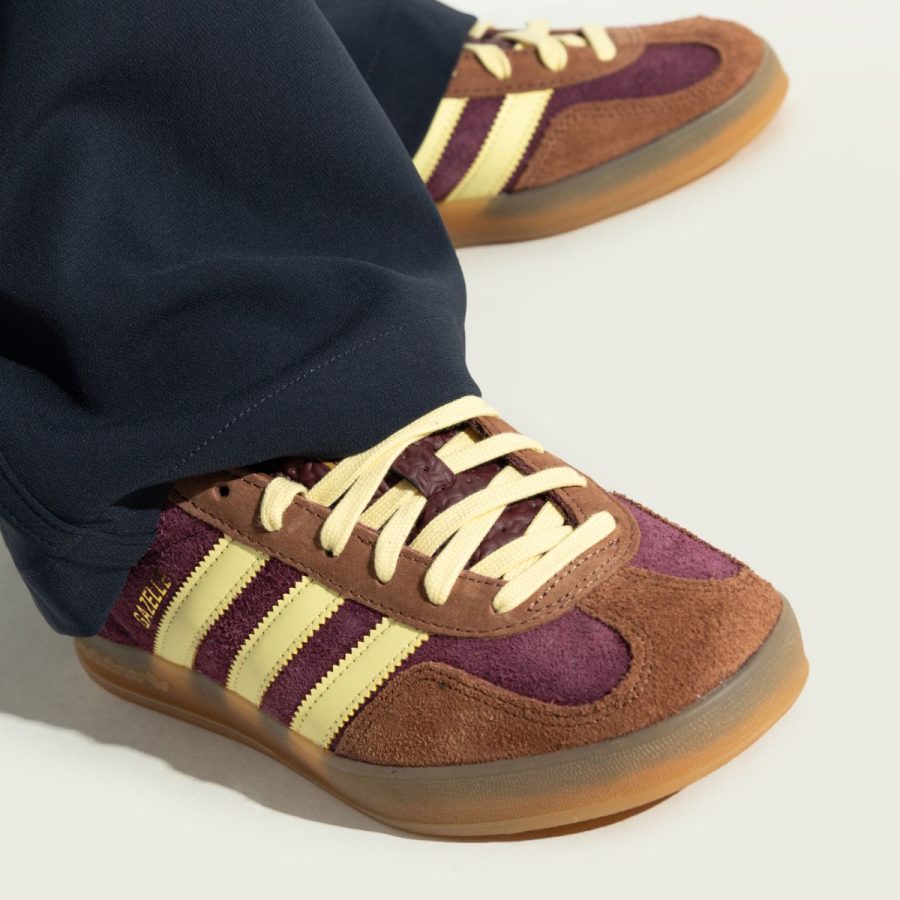 giày adidas gazelle indoor 'maroon almost yellow' ji0324