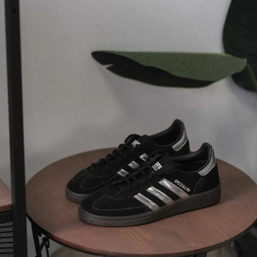 giày adidas handball spezial 'black silver gum' jp5356