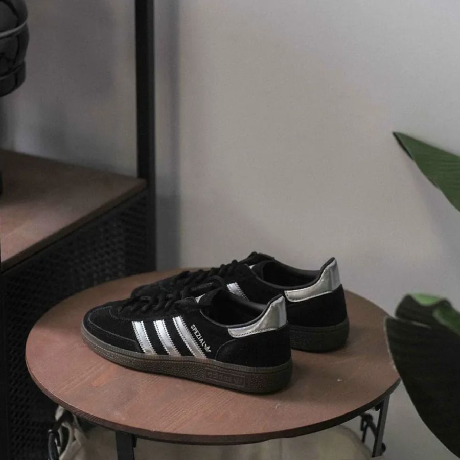 giày adidas handball spezial 'black silver gum' jp5356