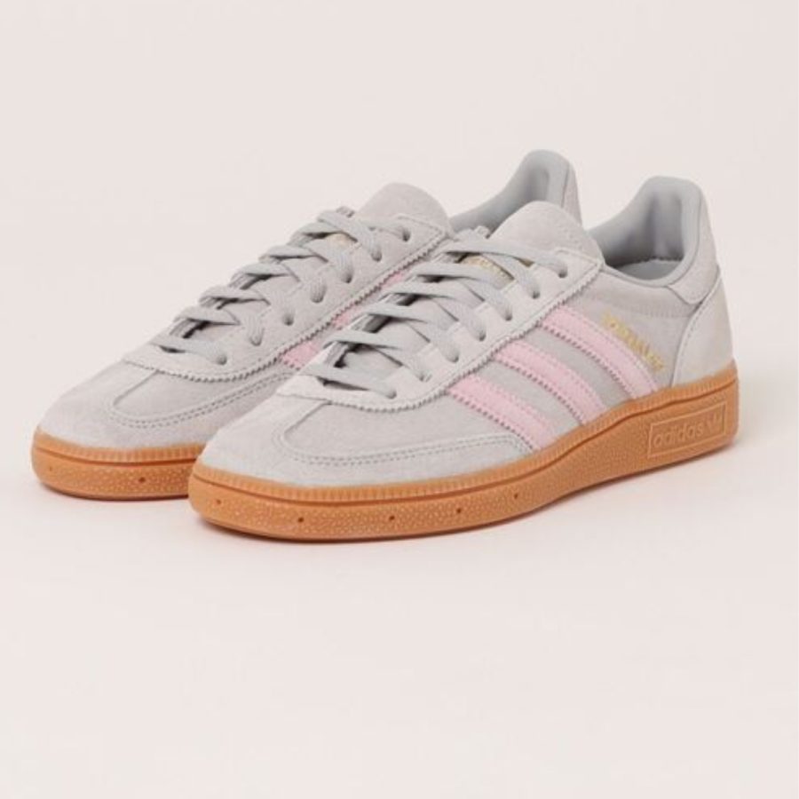 giày adidas handball spezial 'grey two clear pink' jr3083