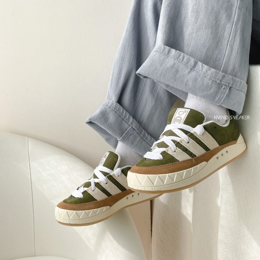 giày adidas human made x adimatic 'dust green cream white' hp9914