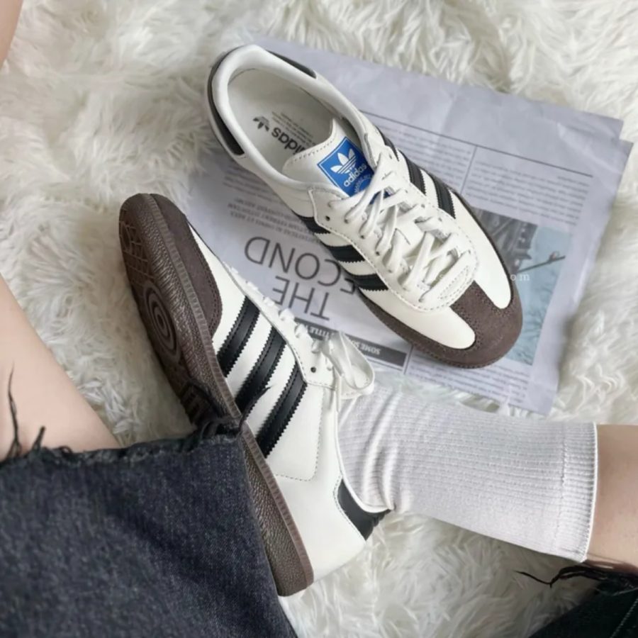 giày adidas samba og 'white black gum' jr2658