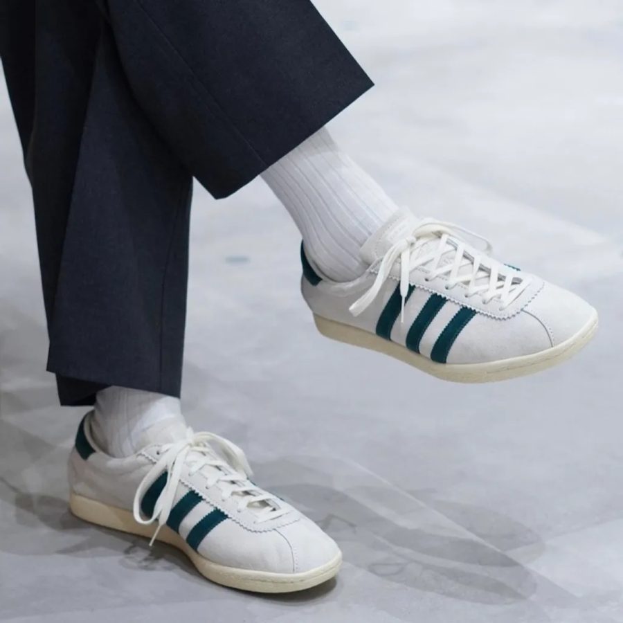 giày adidas tobacco 'off-white college green' jr2742