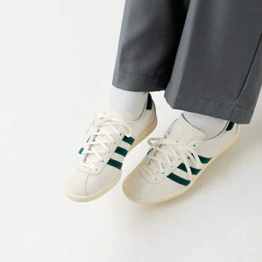 giày adidas tobacco 'off-white college green' jr2742