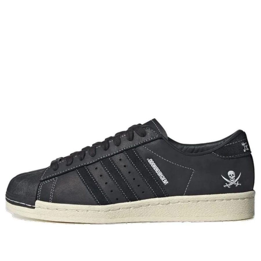 giày adidas originals superstar x neighborhood 'black white' id8650