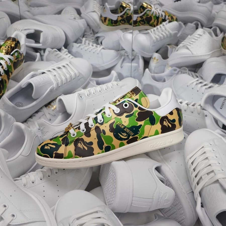 giày adidas x a bathing ape stan smith '30th anniversary - abc camo' ig8949