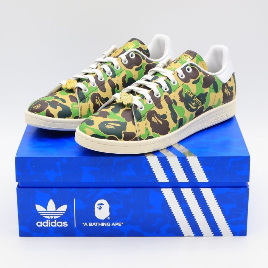 giày adidas x a bathing ape stan smith '30th anniversary - abc camo' ig8949