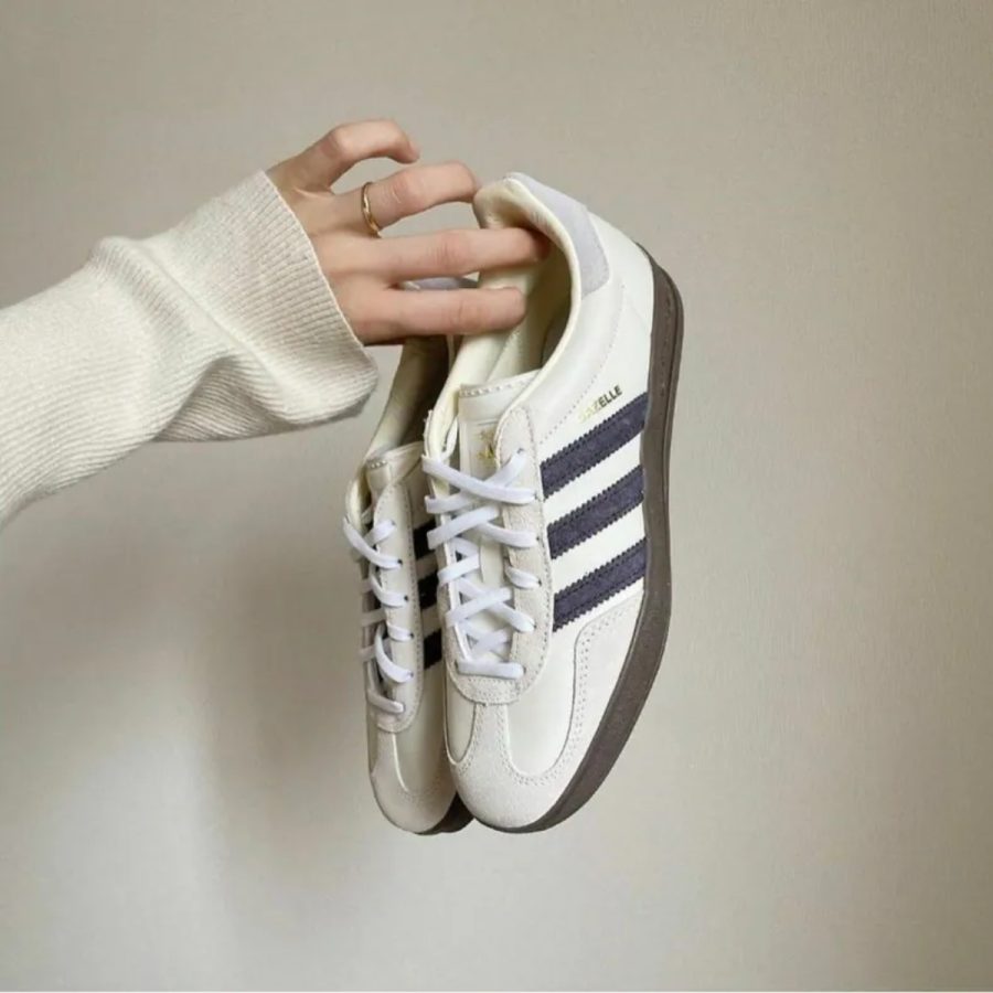 giày adidas x emmi gazelle indoor 'white brown' ih8548