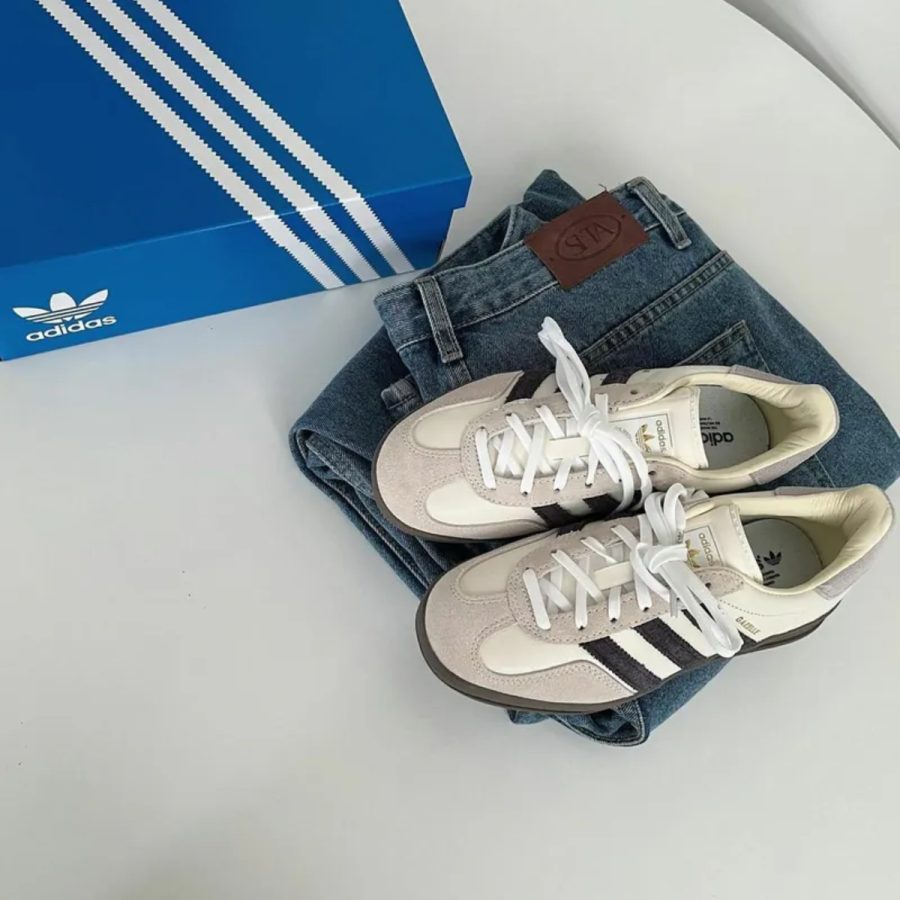 giày adidas x emmi gazelle indoor 'white brown' ih8548